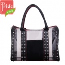 PVC Clear Handbags Shoulder Bag  With PU