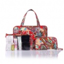 Promotional Wholesale Stylish Cosmetic Bag,Toiletry Bag,Makeup Bag 3PCS One Set